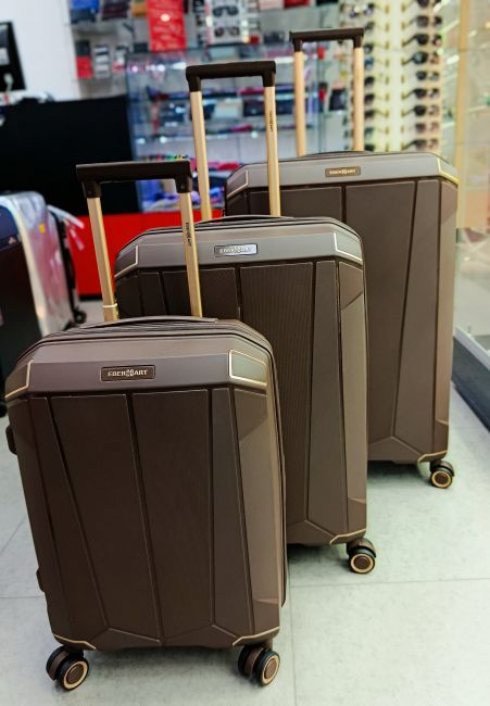  Чемодан Eberhart полипропилен Cosmo 20" 54C-018-424 коричневый