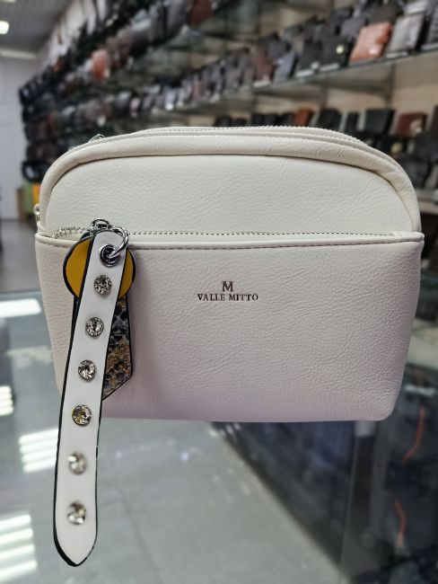 Сумка дамская $ Valle Mitto А:87052 белая