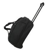 Cумка дорожная на колесах $ (10690-2) черный Cумка дорожная на колесах $ (10690-2) черный