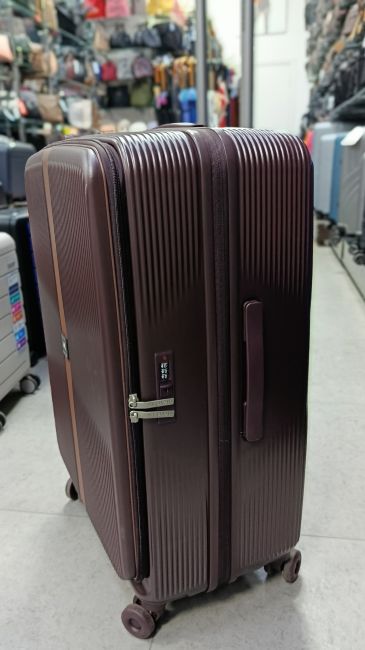 Чемодан Mironpan полипропилен 28" А:2514 коричневый