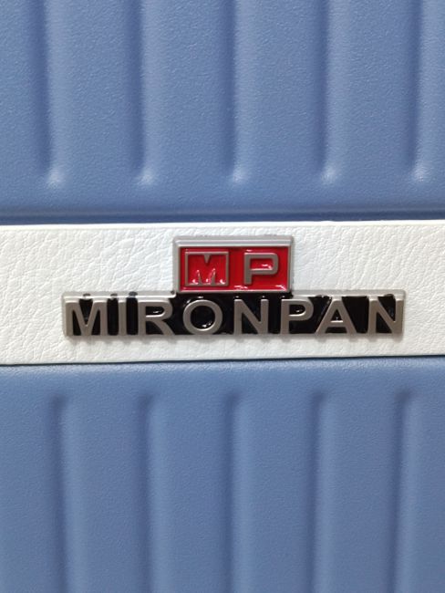 Чемодан Mironpan полипропилен 28" А:2504 голубой