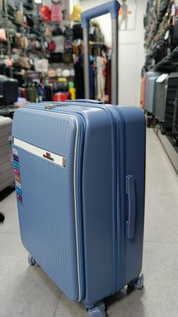 Чемодан Mironpan полипропилен 28" А:2504 голубой