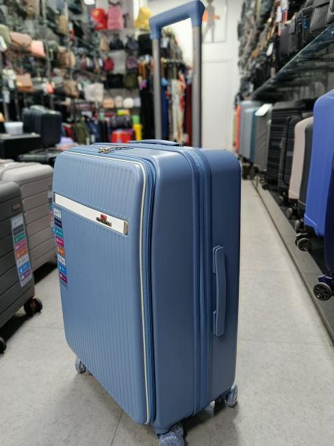 Чемодан Mironpan полипропилен 24" А:2504 голубой